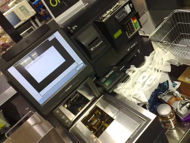 You do the scanning yourself and then pay by Switch. Quite a novelty the first or second time you use it. I am easily pleased!. Checkout integrations